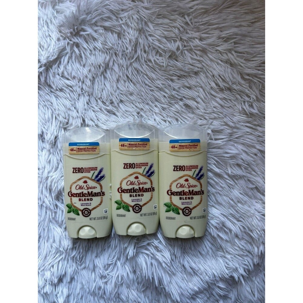New Old Spice Lavender & Mint Scent GentleMan's Blend Deodorant 3-Pack